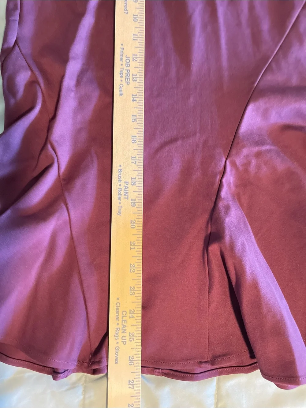 NWT Torrid Asymmetrical Seamed Flounce Skirt Plum Purple Size 1